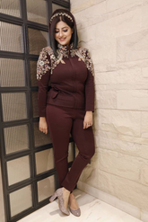 Coord-Set with Hand Work Embroidery